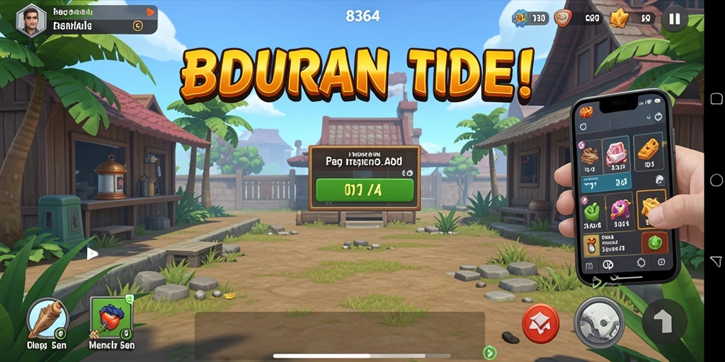 Tampilan permainan Idle 8364 yang menarik dan penuh warna.