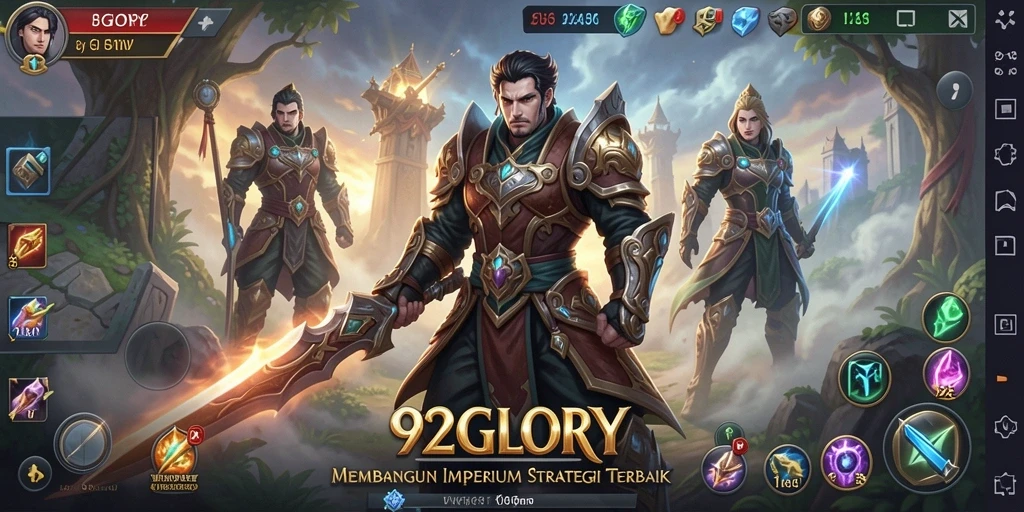 Tampilan gameplay <strong>92GLORY</strong> yang menarik dan strategis.