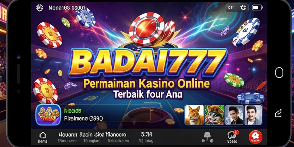 Tampilan gameplay Kasino yang mendebarkan di BADAI777.