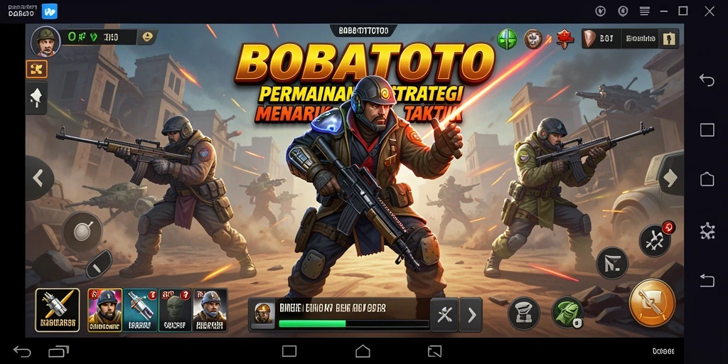 Tampilan gameplay seru dan strategis dalam BOBATOTO