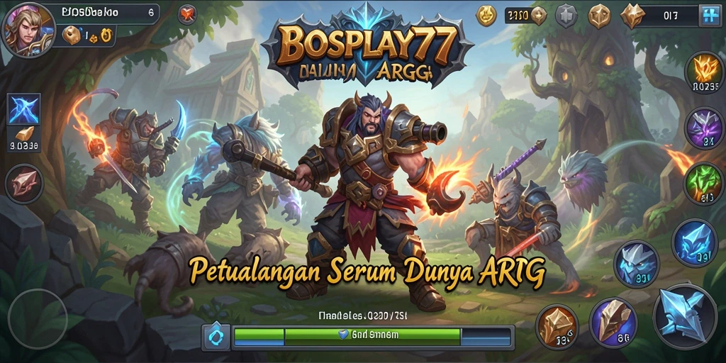 Tampilan gameplay seru dan mendalam di BOSPLAY77.
