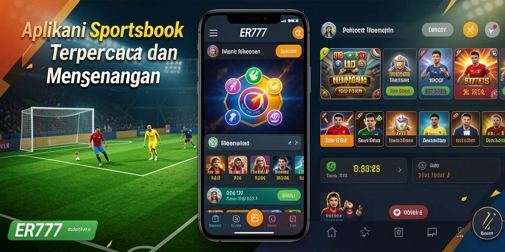 Tampilan gameplay yang seru dan dinamis dalam aplikasi Sportsbook ER777.