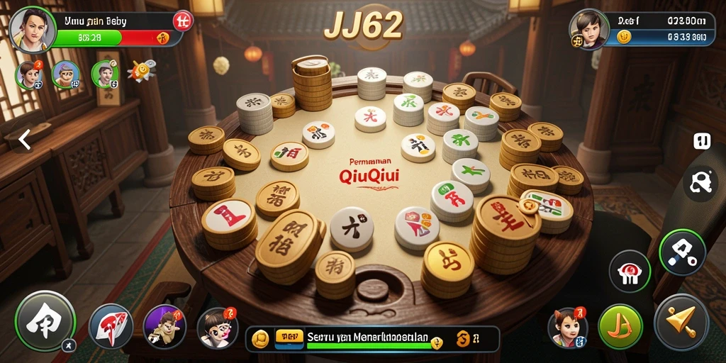Screenshot gameplay QiuQiu yang seru dan menarik.
