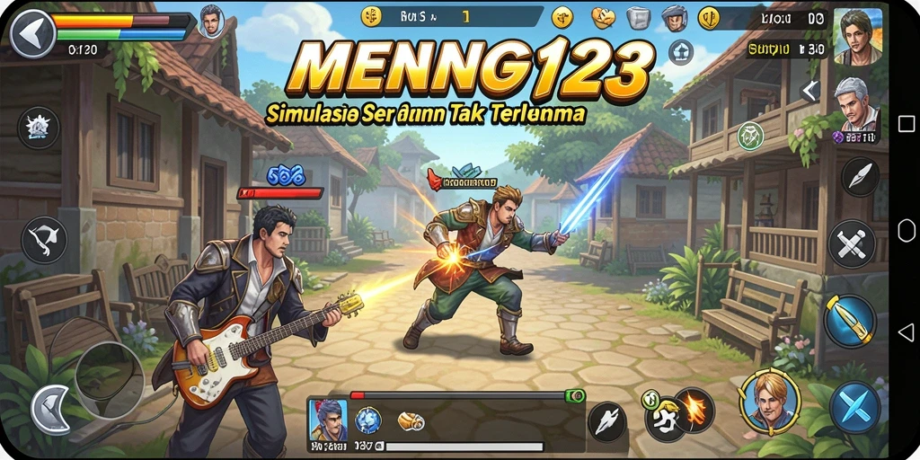 Tampilan gameplay MENANG123 yang mengasyikkan dan seru.