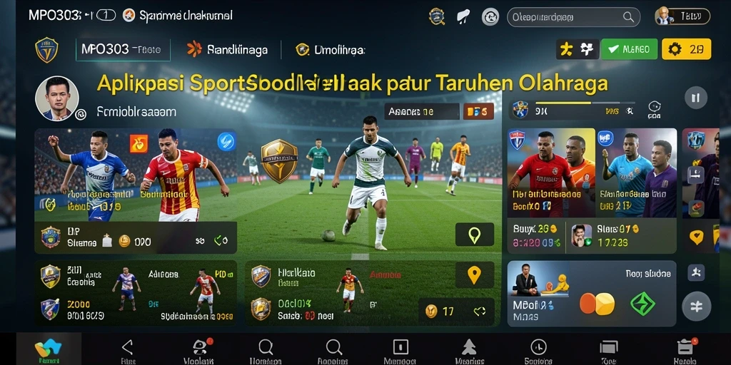 Tampilan gameplay sportsbook MPO303 yang menarik dan interaktif.