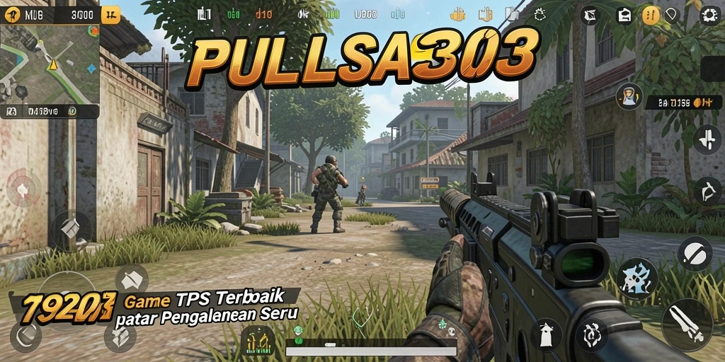 Tampilan gameplay mendebarkan dari PULSA303 dengan aksi tembak-menembak