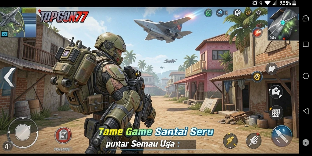 Tangkapan layar gameplay <strong>TOPGUN77</strong> memperlihatkan keseruan dan warna-warni permainan.