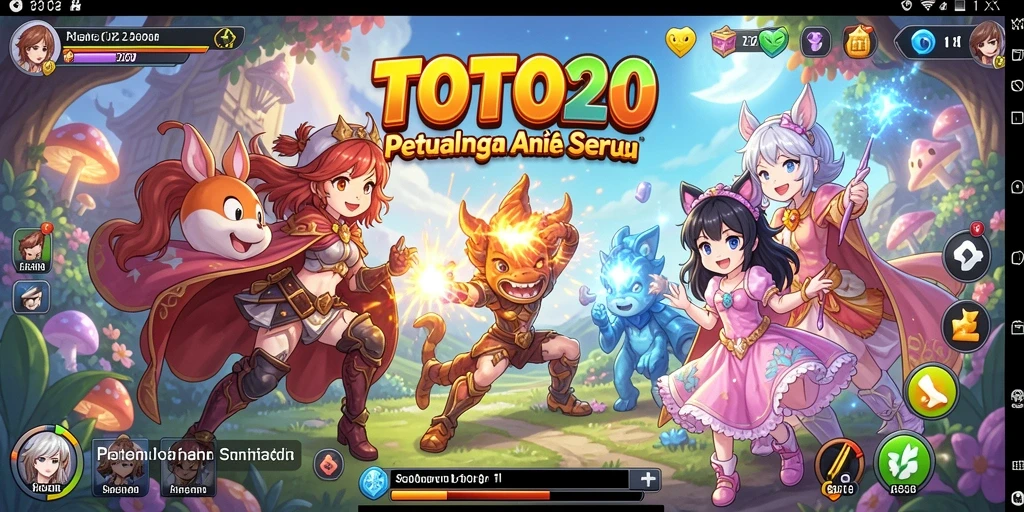 Tampilan menarik dari gameplay TOTO20 dengan karakter Anime yang ikonik.