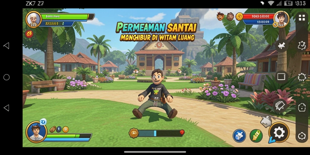 Screenshot gameplay ZK7 yang menunjukkan keseruan permainan Casual.